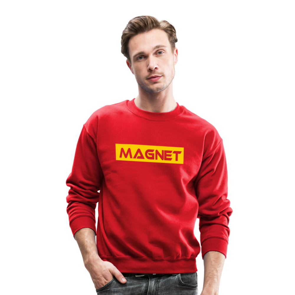 Magnet Casual Crewneck Sweatshirt - red