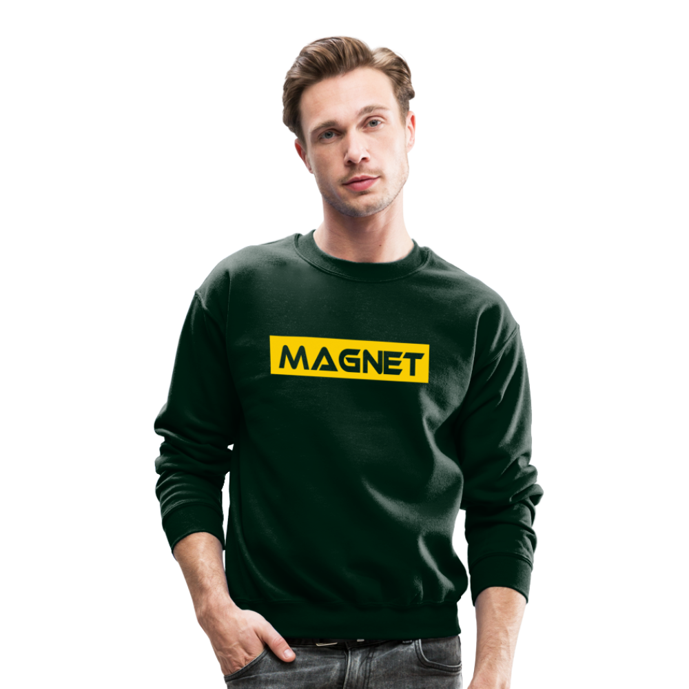 Magnet Casual Crewneck Sweatshirt - forest green