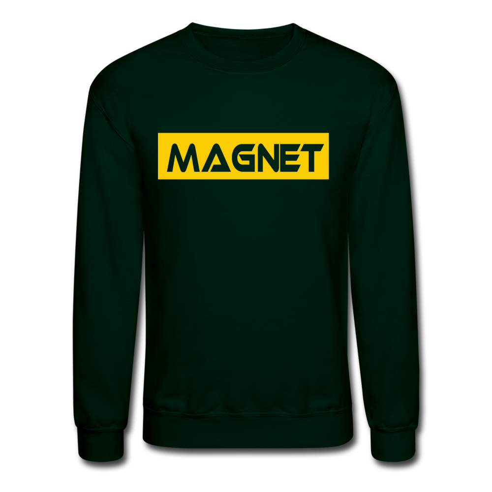 Magnet Casual Crewneck Sweatshirt - forest green