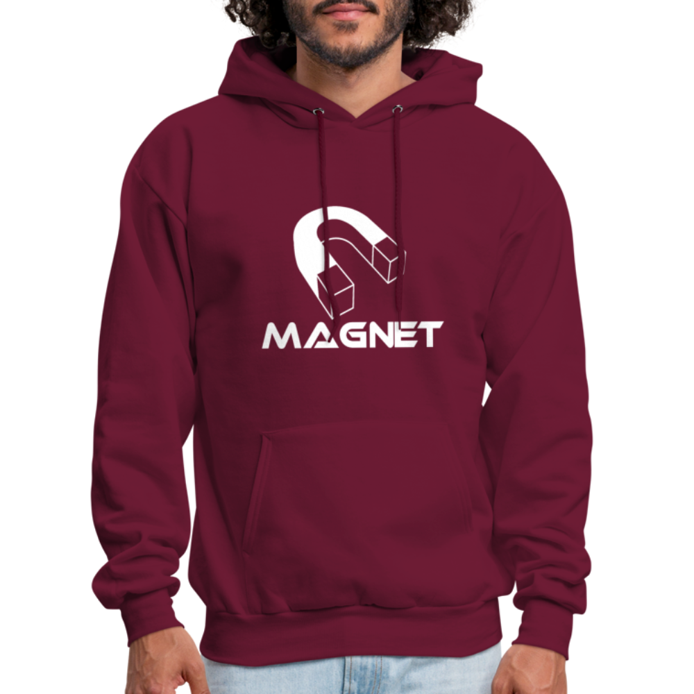 MAGNET I AFFIRM Men's Hoodie - burgundy