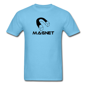 Magnet Unisex Classic T-Shirt - aquatic blue