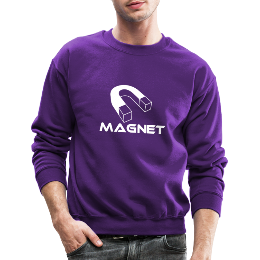 Magnet Aura Unisex Crewneck Sweatshirt - purple