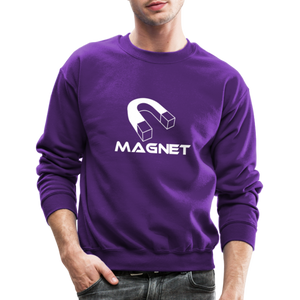 Magnet Aura Unisex Crewneck Sweatshirt - purple