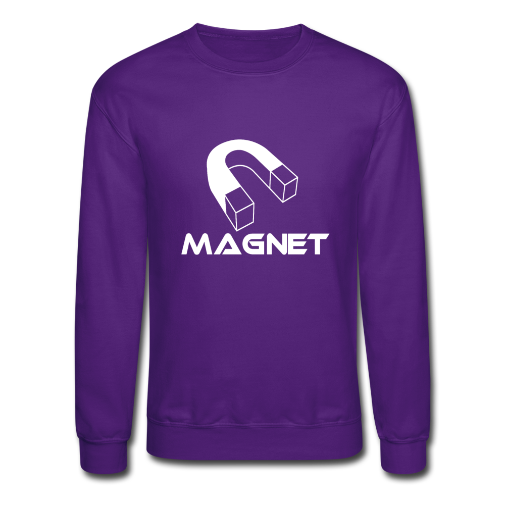 Magnet Aura Unisex Crewneck Sweatshirt - purple