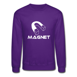 Magnet Aura Unisex Crewneck Sweatshirt - purple