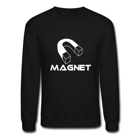 Magnet Aura Unisex Crewneck Sweatshirt - black