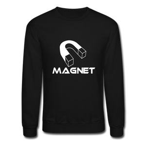 Magnet Aura Unisex Crewneck Sweatshirt - black