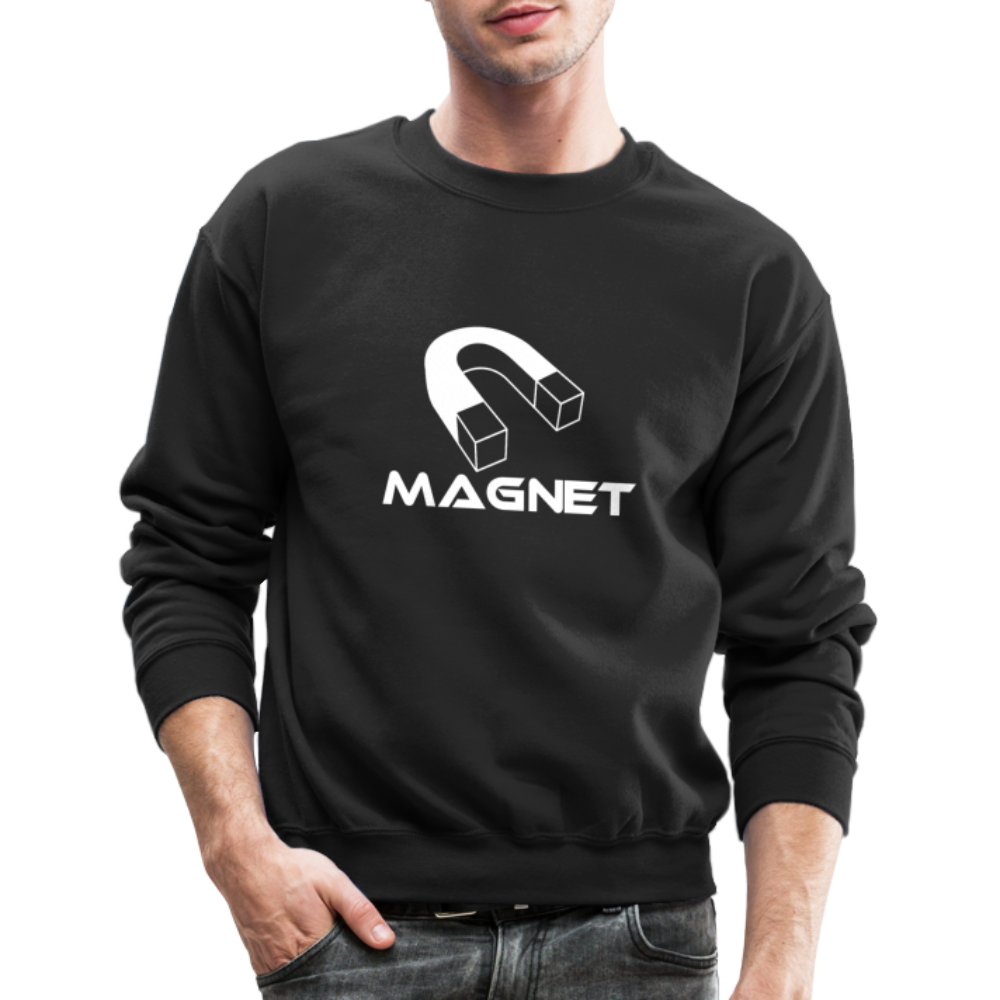 Magnet Aura Unisex Crewneck Sweatshirt - black