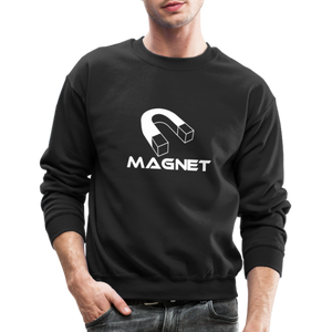 Magnet Aura Unisex Crewneck Sweatshirt - black