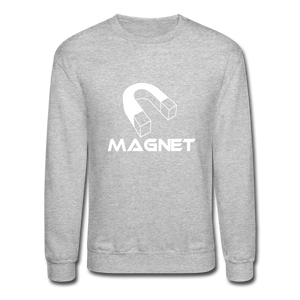 Magnet Aura Unisex Crewneck Sweatshirt - heather gray