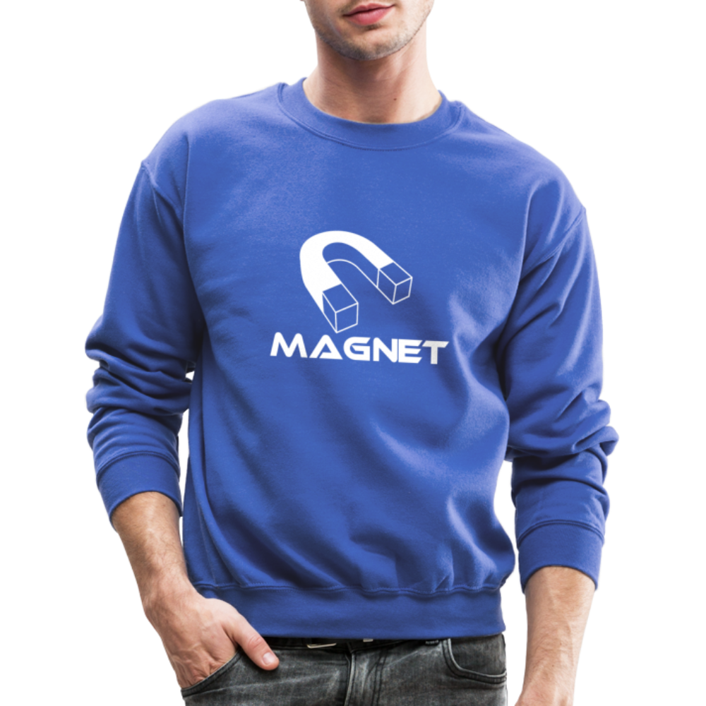 Magnet Aura Unisex Crewneck Sweatshirt - royal blue