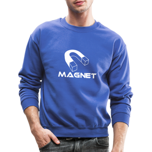 Magnet Aura Unisex Crewneck Sweatshirt - royal blue