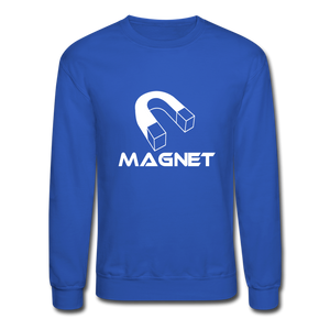 Magnet Aura Unisex Crewneck Sweatshirt - royal blue