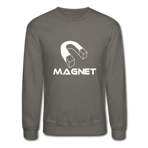 Magnet Aura Unisex Crewneck Sweatshirt - asphalt gray