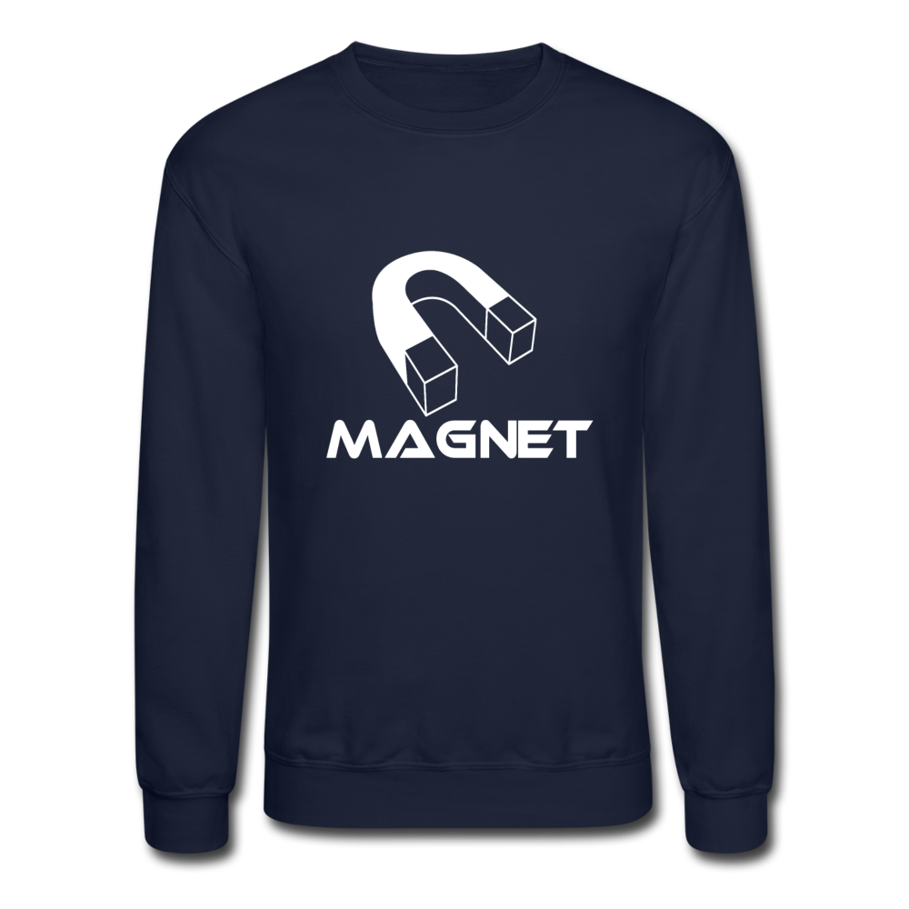 Magnet Aura Unisex Crewneck Sweatshirt - navy