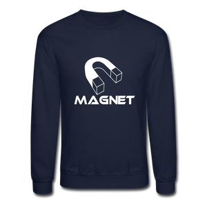 Magnet Aura Unisex Crewneck Sweatshirt - navy