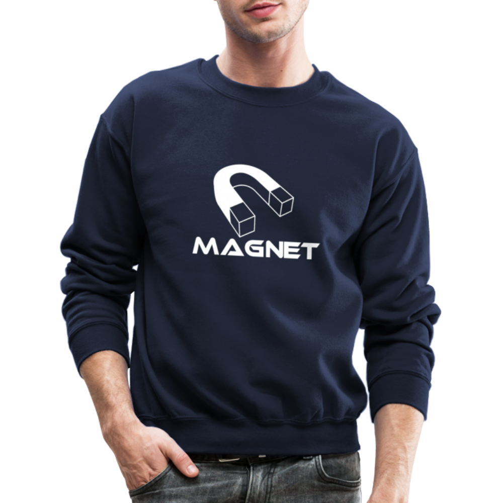 Magnet Aura Unisex Crewneck Sweatshirt - navy