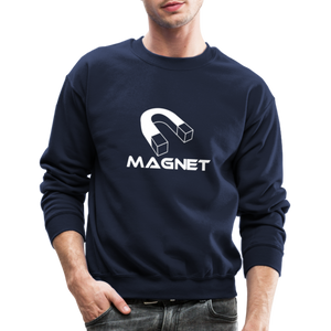 Magnet Aura Unisex Crewneck Sweatshirt - navy