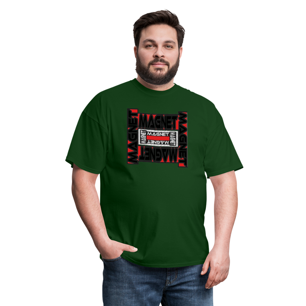 Magnet 90s raised me Unisex Classic T-Shirt - forest green