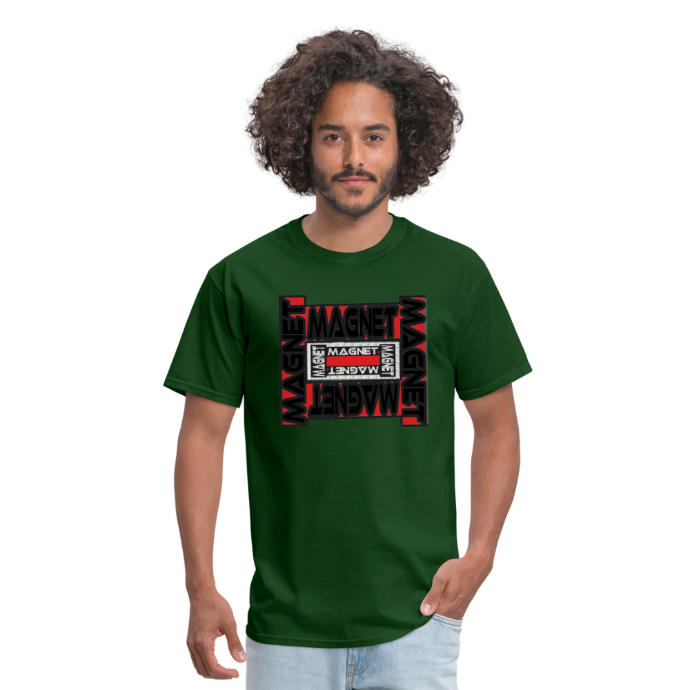 Magnet 90s raised me Unisex Classic T-Shirt - forest green