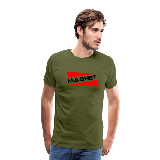 Magnet red flags Men's Premium T-Shirt - olive green