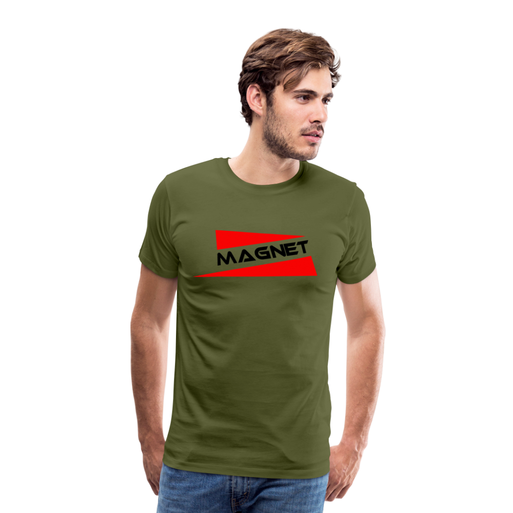 Magnet red flags Men's Premium T-Shirt - olive green