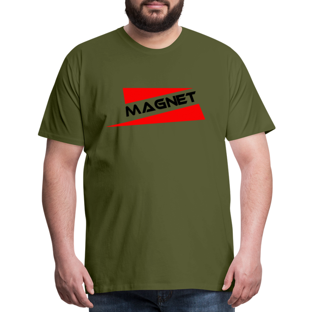 Magnet red flags Men's Premium T-Shirt - olive green