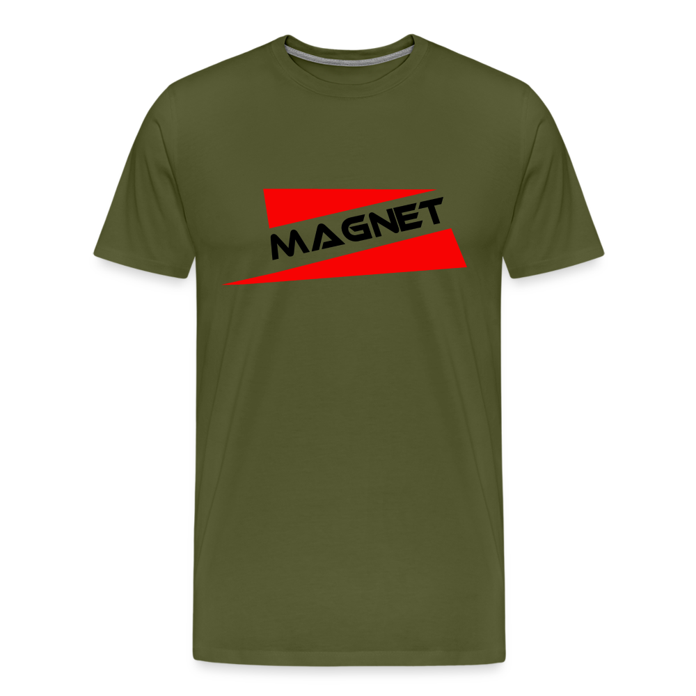 Magnet red flags Men's Premium T-Shirt - olive green