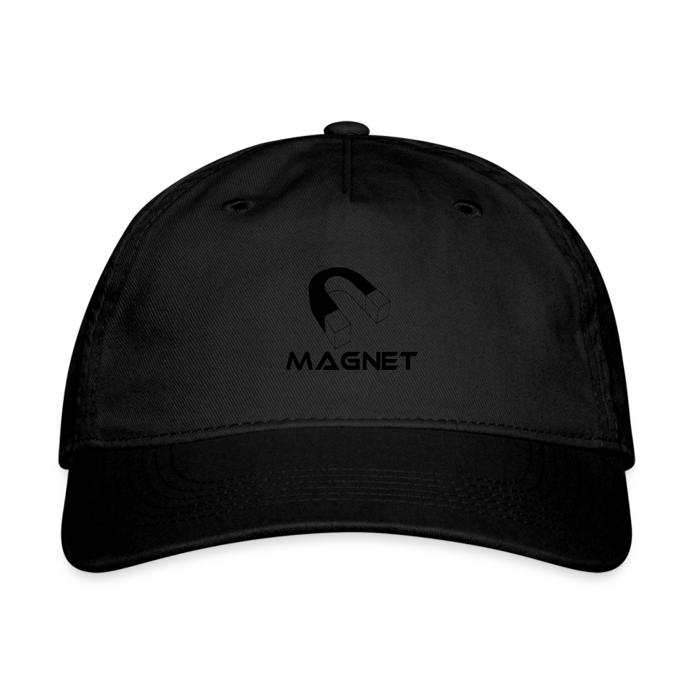 Magnet Organic Baseball Cap - black