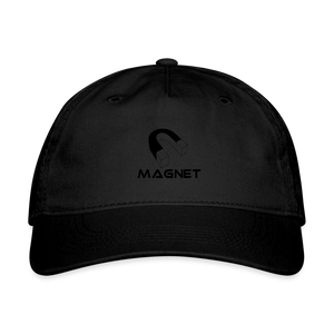 Magnet Organic Baseball Cap - black