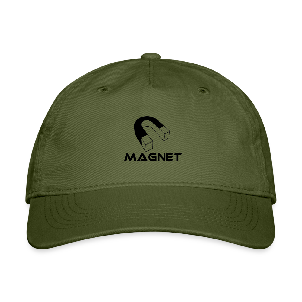 Magnet Organic Baseball Cap - olive green