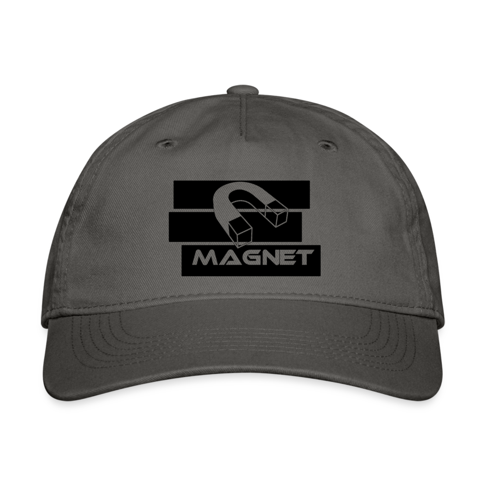 Magnet Bands Organic Baseball Cap - charcoal