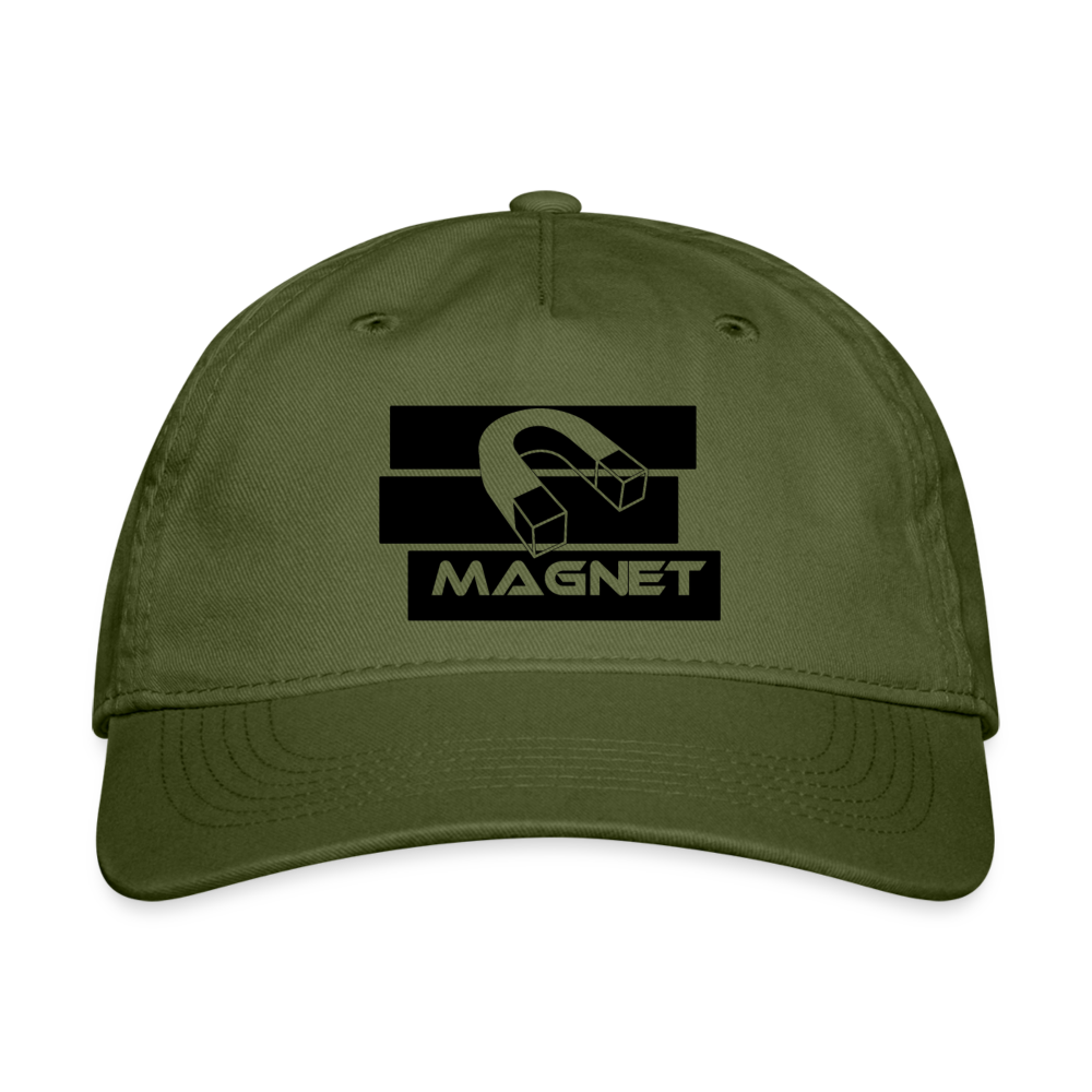 Magnet Bands Organic Baseball Cap - olive green