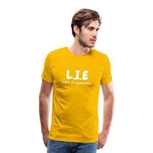 Magnet love  Men's Premium T-Shirt - sun yellow