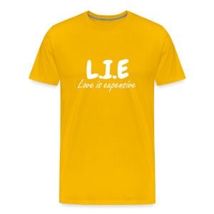 Magnet love  Men's Premium T-Shirt - sun yellow