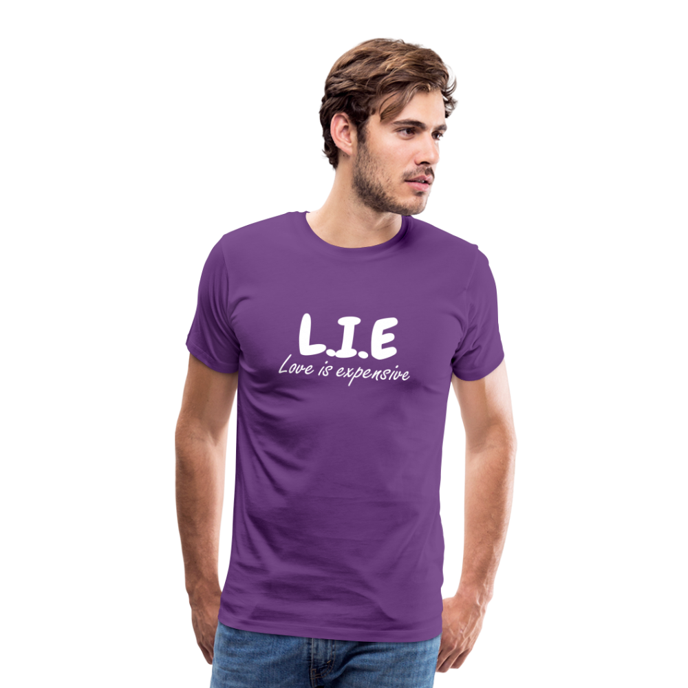 Magnet love  Men's Premium T-Shirt - purple