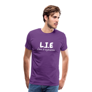 Magnet love  Men's Premium T-Shirt - purple