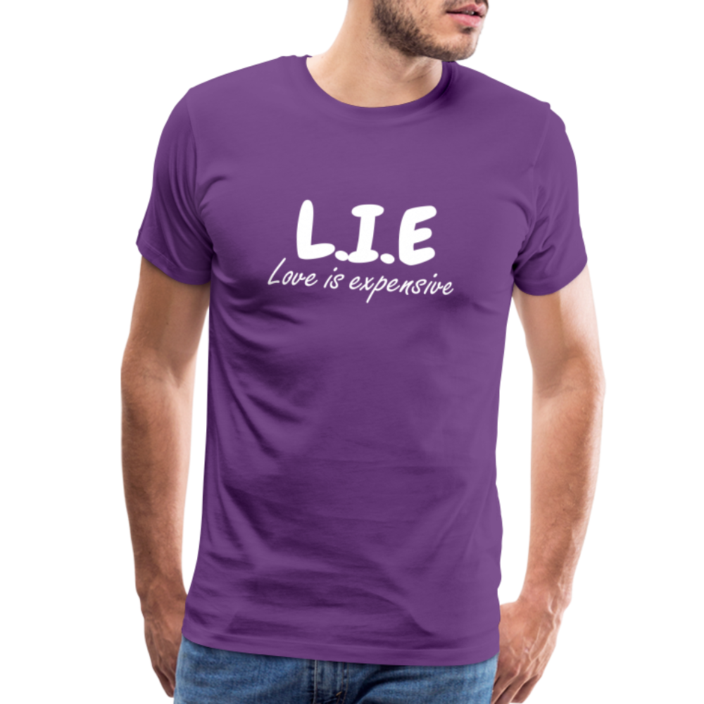 Magnet love  Men's Premium T-Shirt - purple