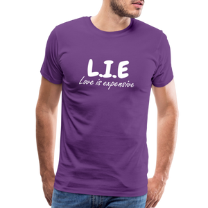 Magnet love  Men's Premium T-Shirt - purple