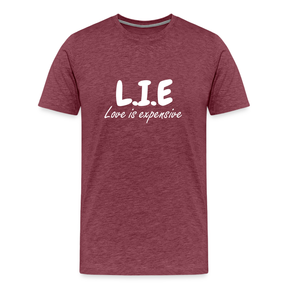 Magnet love  Men's Premium T-Shirt - heather burgundy