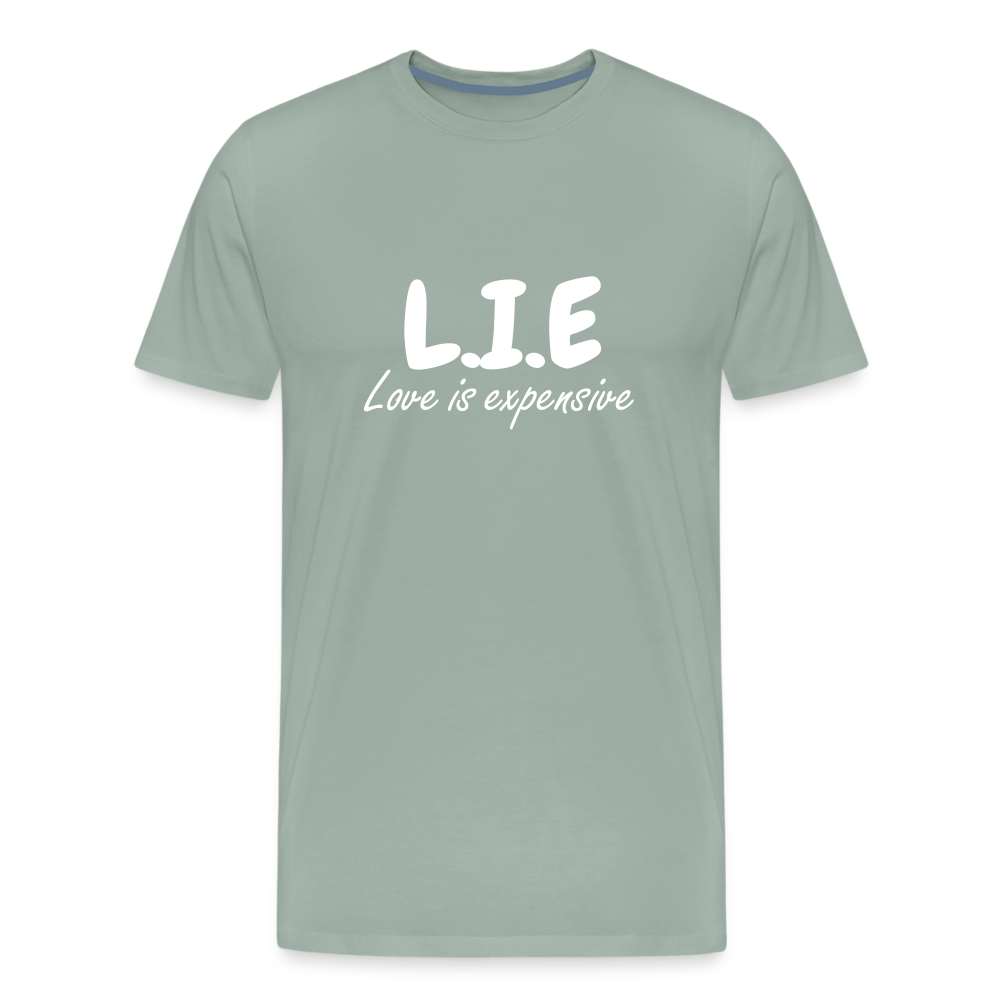 Magnet love  Men's Premium T-Shirt - steel green