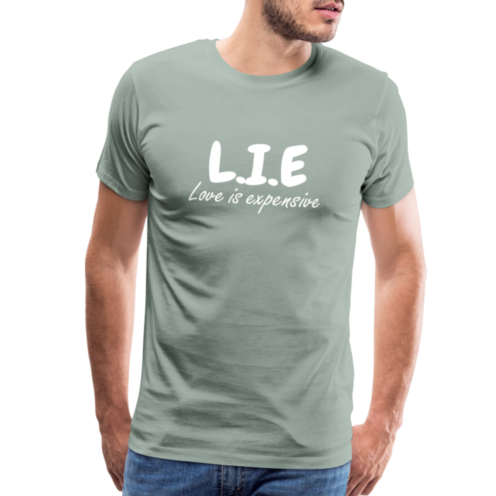 Magnet love  Men's Premium T-Shirt - steel green
