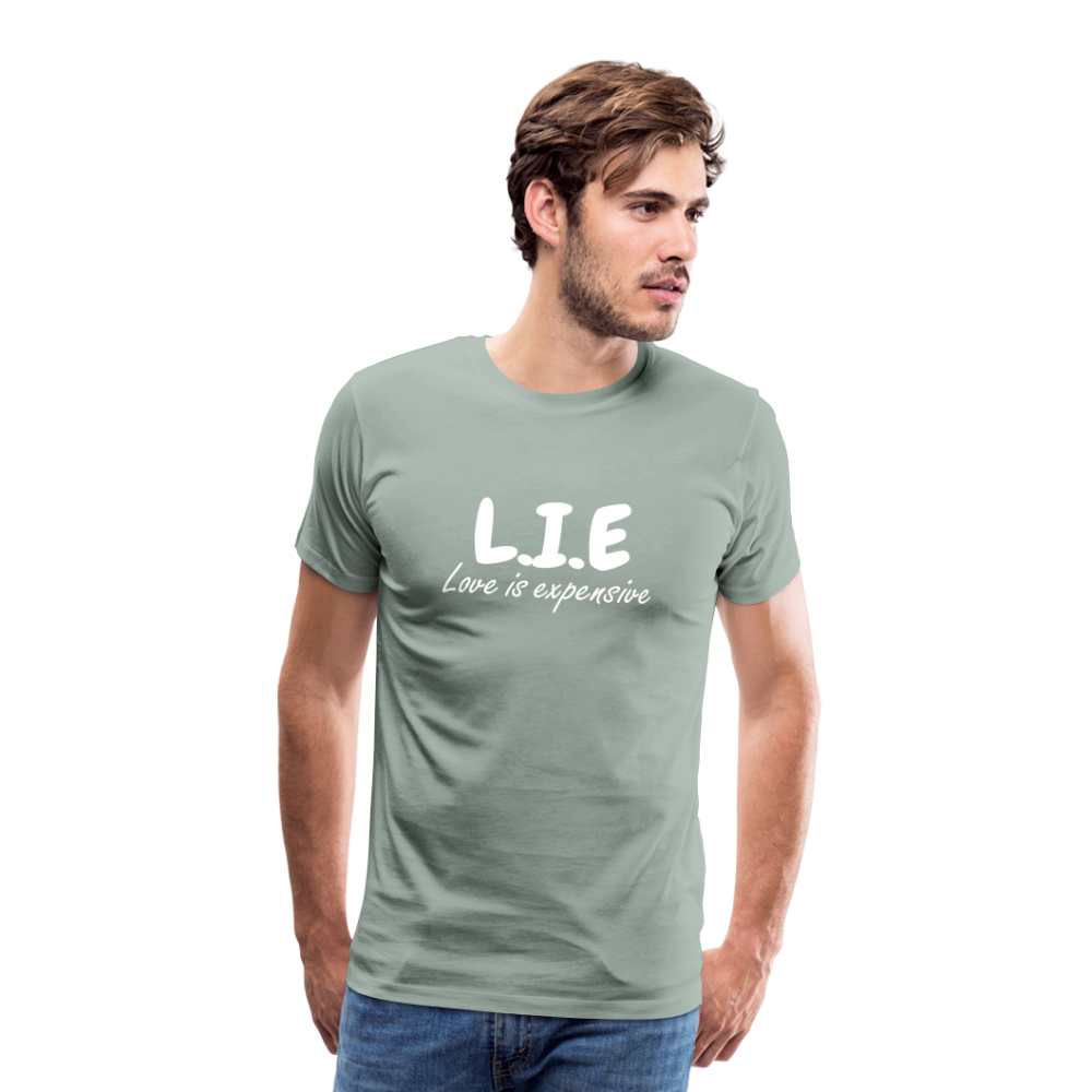 Magnet love  Men's Premium T-Shirt - steel green