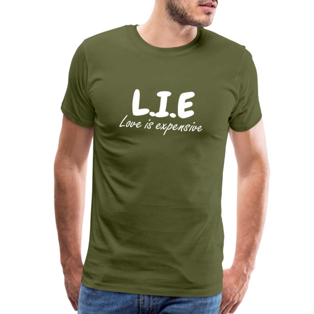 Magnet love  Men's Premium T-Shirt - olive green