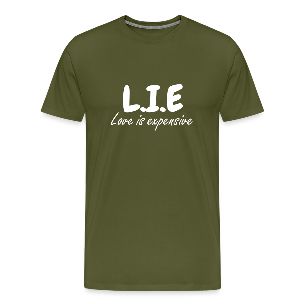 Magnet love  Men's Premium T-Shirt - olive green