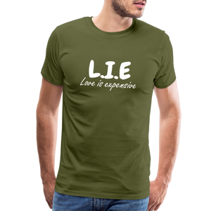 Magnet love  Men's Premium T-Shirt - olive green