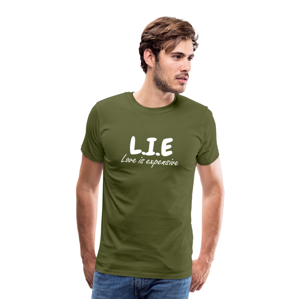 Magnet love  Men's Premium T-Shirt - olive green