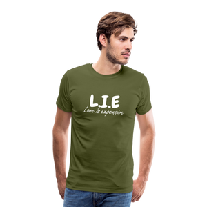 Magnet love  Men's Premium T-Shirt - olive green