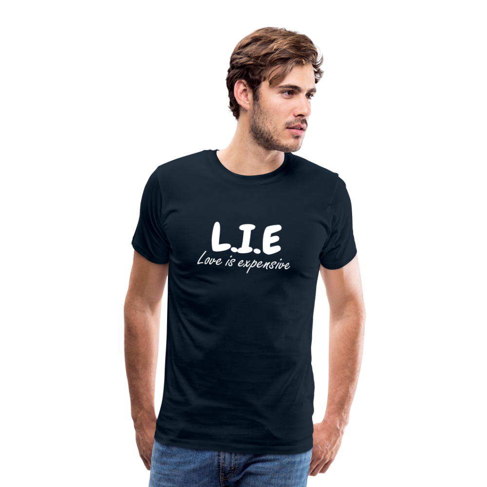 Magnet love  Men's Premium T-Shirt - deep navy