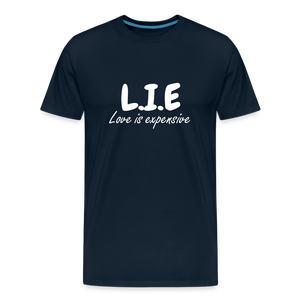 Magnet love  Men's Premium T-Shirt - deep navy